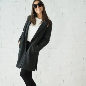 Laia Laffaure Chaquetas Y Abrigos<Abrigo estilo Levita Negro