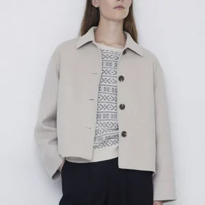 Yerse Chaquetas Y Abrigos<Chaqueta 41603 Crudo