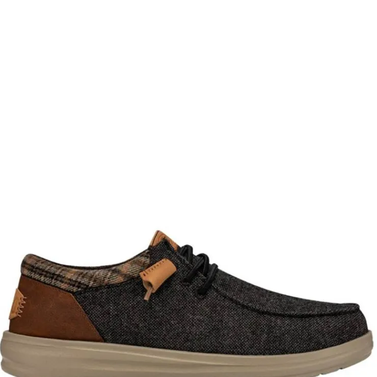 mocasn_heydude_wally_grip_0-2.webp Hombre HeyDude Mocasines<Mocasín Wally Grip Wool Charcoal