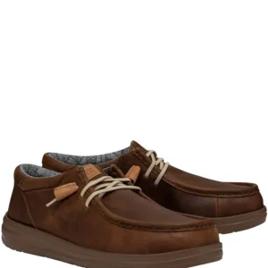 Hombre HeyDude Mocasines<Mocasín Wally Grip Craft Leather