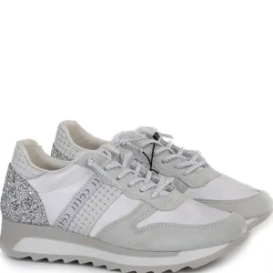 Mujer Cetti Zapatillas Deportivas<Zapatillas C847 Ante Raso Blanco