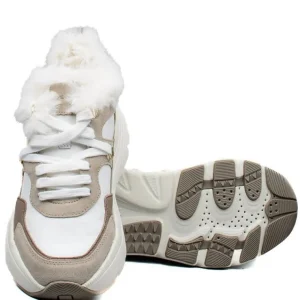 Mujer Geox Zapatillas Deportivas<Zapatillas D36UFC Diamanta White/Sand
