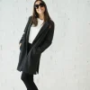 Laia Laffaure Chaquetas Y Abrigos<Abrigo estilo Levita Negro