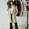 Laia Laffaure Chaquetas Y Abrigos<Abrigo estilo Levita Beige