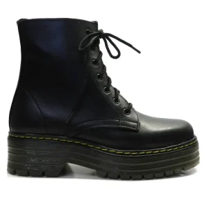 Mujer Escala Botas Y Botines<Botín Rider plataforma Piel