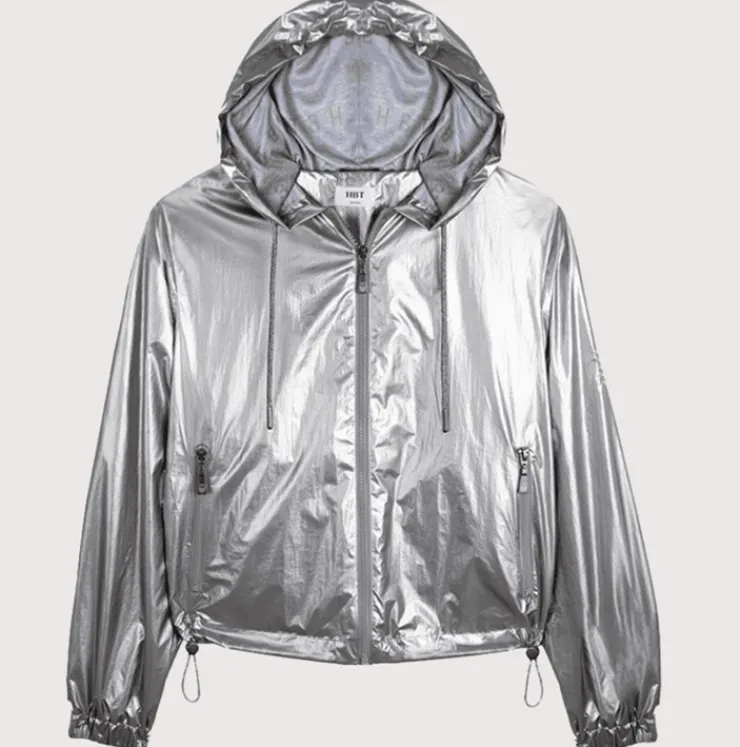 chaqueta_hbt_mike_plata_0.webp HBT Chaquetas Y Abrigos | Partes De Arriba<Chaqueta Mike