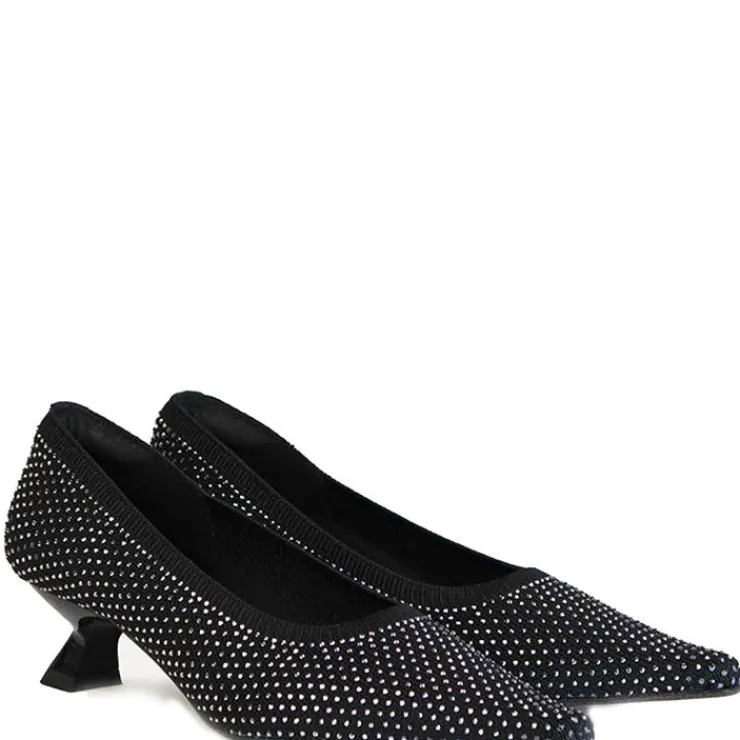 saln_miss_elastic__negro__1.webp Mujer Miss Elastic Salones Y Bailarinas<Salón 76129-59 Brillante
