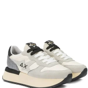 Mujer AX-Sun Zapatillas Deportivas<Zapatillas AX Sun68 Z44219 Big Stargirl Bag Silver White