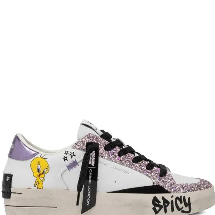 zapatillas_crime_london_s_0-1.webp Mujer Crime London Zapatillas Deportivas<Zapatillas SK8 Deluxe Spicy Tweety Bird