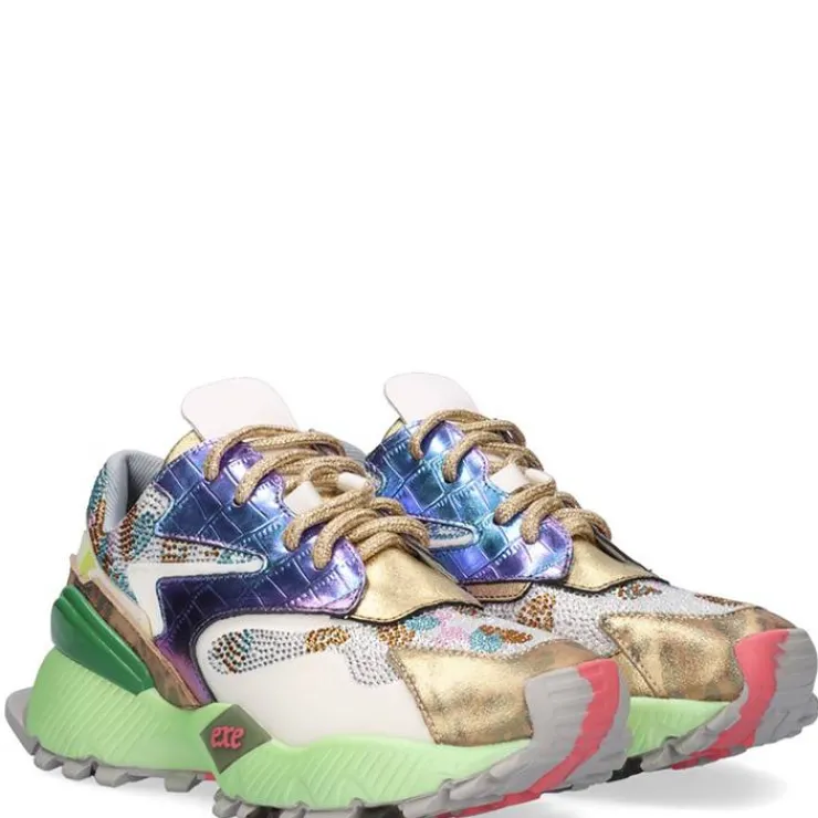 zapatillas_exe__leather_g_1.webp Mujer Exe Zapatillas Deportivas<Zapatillas 134-8 Leather Gold