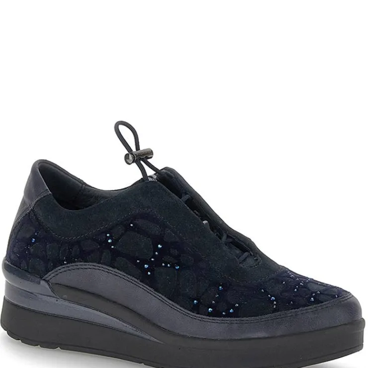 zapato_stonefly__cream__v_1.webp Mujer Stonefly Zapatos De Confort | Zapatos Cerrados<Zapato Cream 21 Velour/s Nappa Blueberry Blue